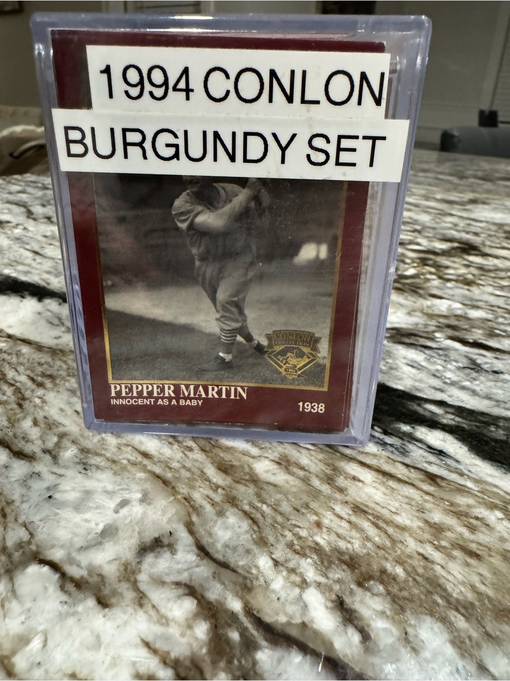 The Sporting News 1994 Conlon Collection Burgundy Gold Set 991-1320 complete set